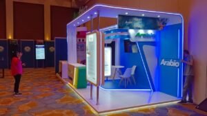 تعرف على أهمية تصميم بوثات المعارض ودورها في جذب العملاء وزيادة التفاعل داخل المعارض والمؤتمرات.